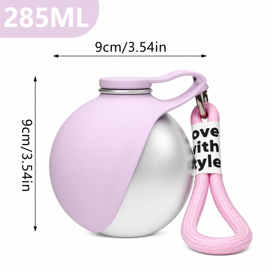 2-in-1 Portable Dog Water Bottle - Leak-Proof