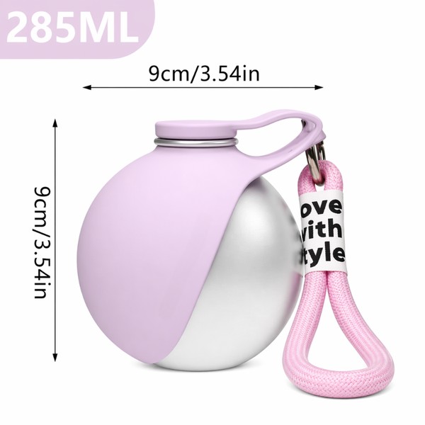 2-in-1 Portable Dog Water Bottle - Leak-Proof