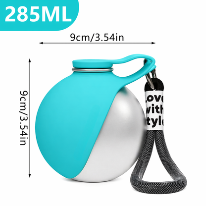 2-in-1 Portable Dog Water Bottle - Leak-Proof
