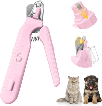 2-in-1 Pet Nail Trimmer & Grinder with LED Light