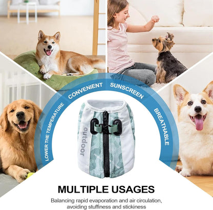 Self-Cooling Dog Vest for Hot Weather – Heart Protection