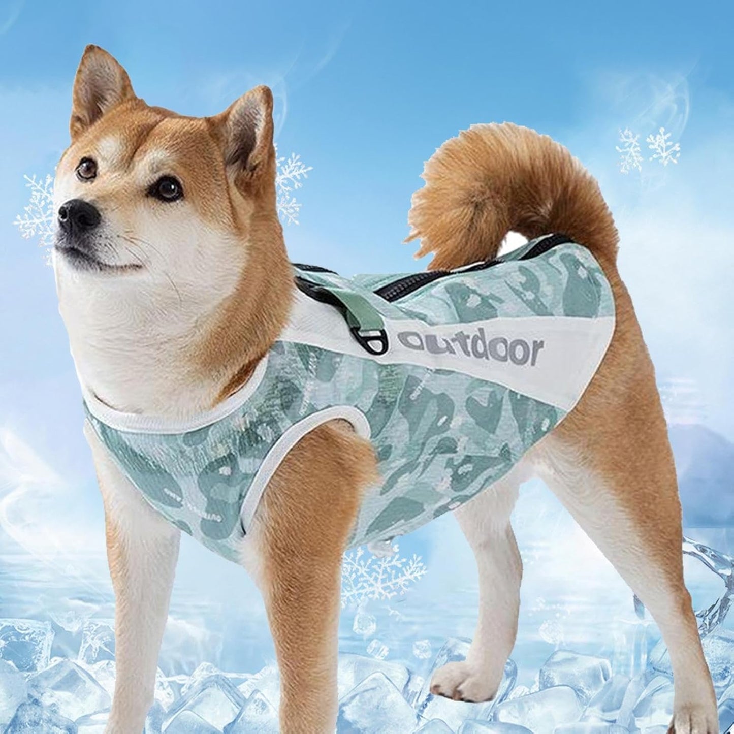Self-Cooling Dog Vest for Hot Weather – Heart Protection