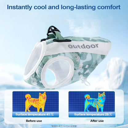 Self-Cooling Dog Vest for Hot Weather – Heart Protection